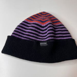 Paul Smith Beanie PS Alfie Stripe Black